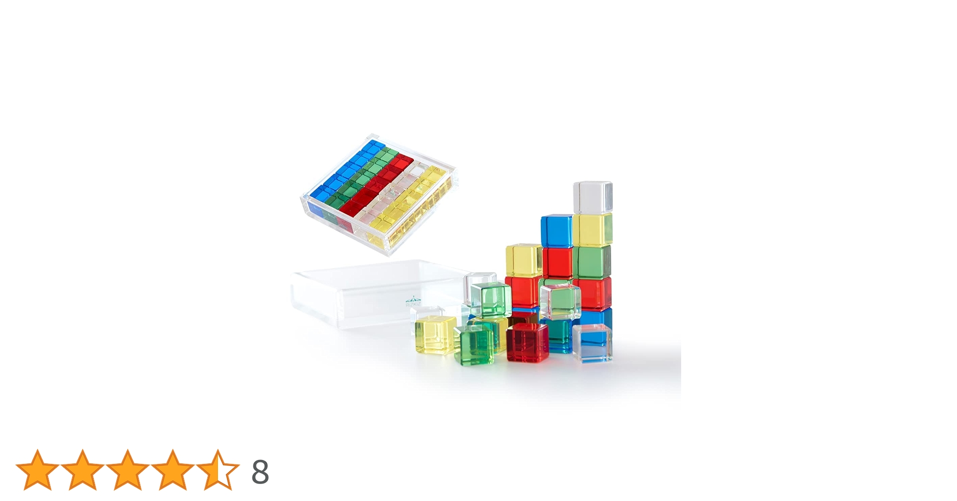 Amazon | RiZKiZ 積み木 アクリル製 キューブ型 【ギフト包装】 遊び Amazon | RiZKiZ 積み木 アクリル製 キューブ型 【ギフト包装】 遊び